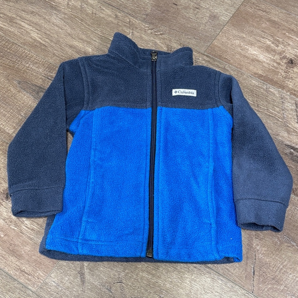 Columbia Navy and Royal Blue Fleece Jacket